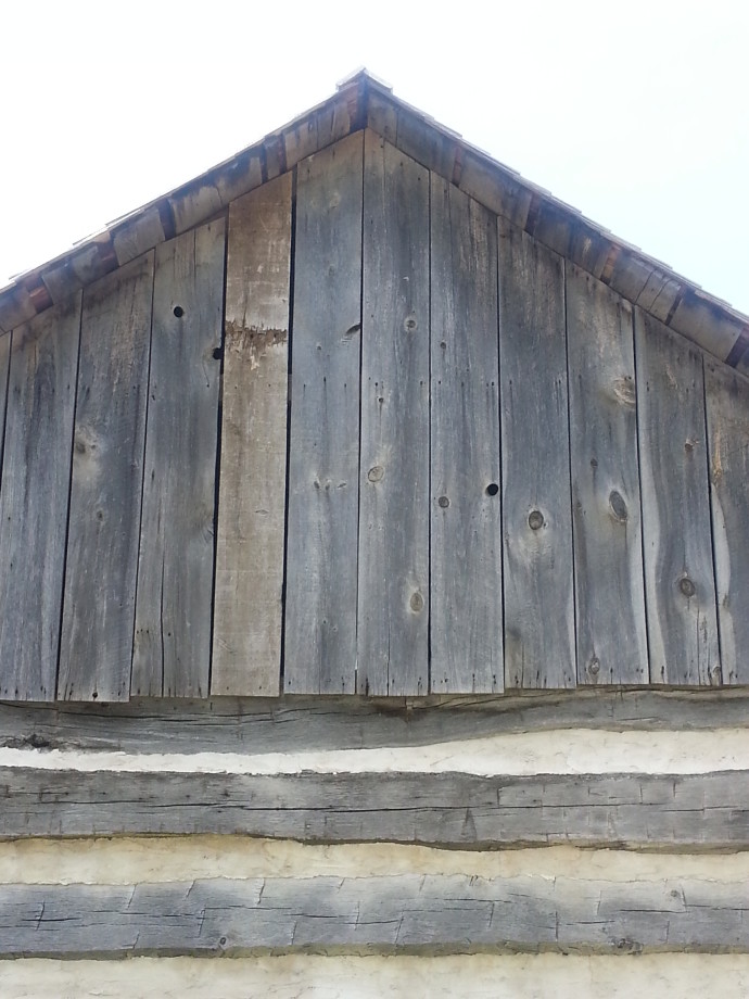 Wabi-Sabi Wonderland: old wide plank barn at Old World Wisconsin by Jenny Hoople