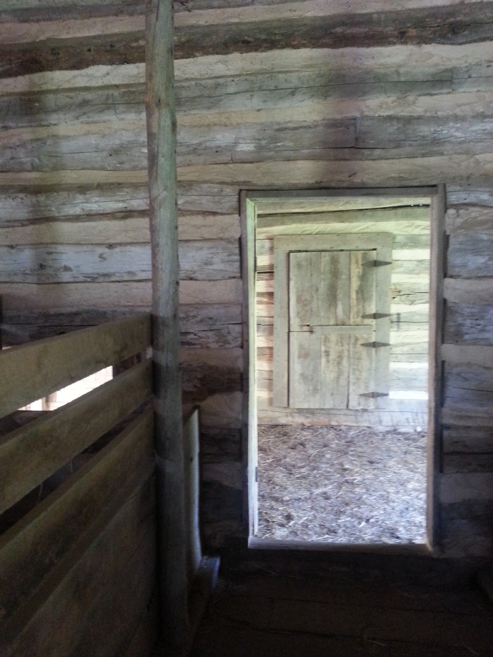 Wabi-Sabi Wonderland: barn doors within doors at Old World Wisconsin by Jenny Hoople