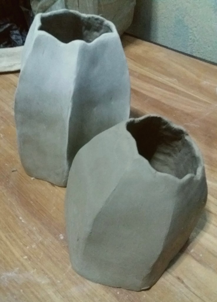 Ceramic barnacle sculpture in progress by Jenny Hoople