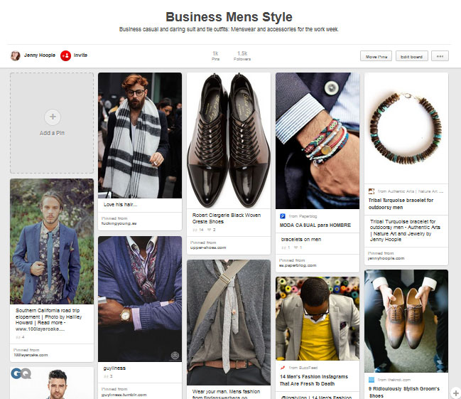 Business Mens Style Tips Pinterest Board By Authentic Arts