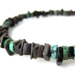 Sky Sliver mens turquoise necklace by Authentic Arts.