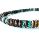 Men's Tribal Turquoise necklace by Authentic Arts
