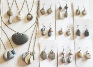 River stone jewelry by Jenny Hoople of Auithentic Arts